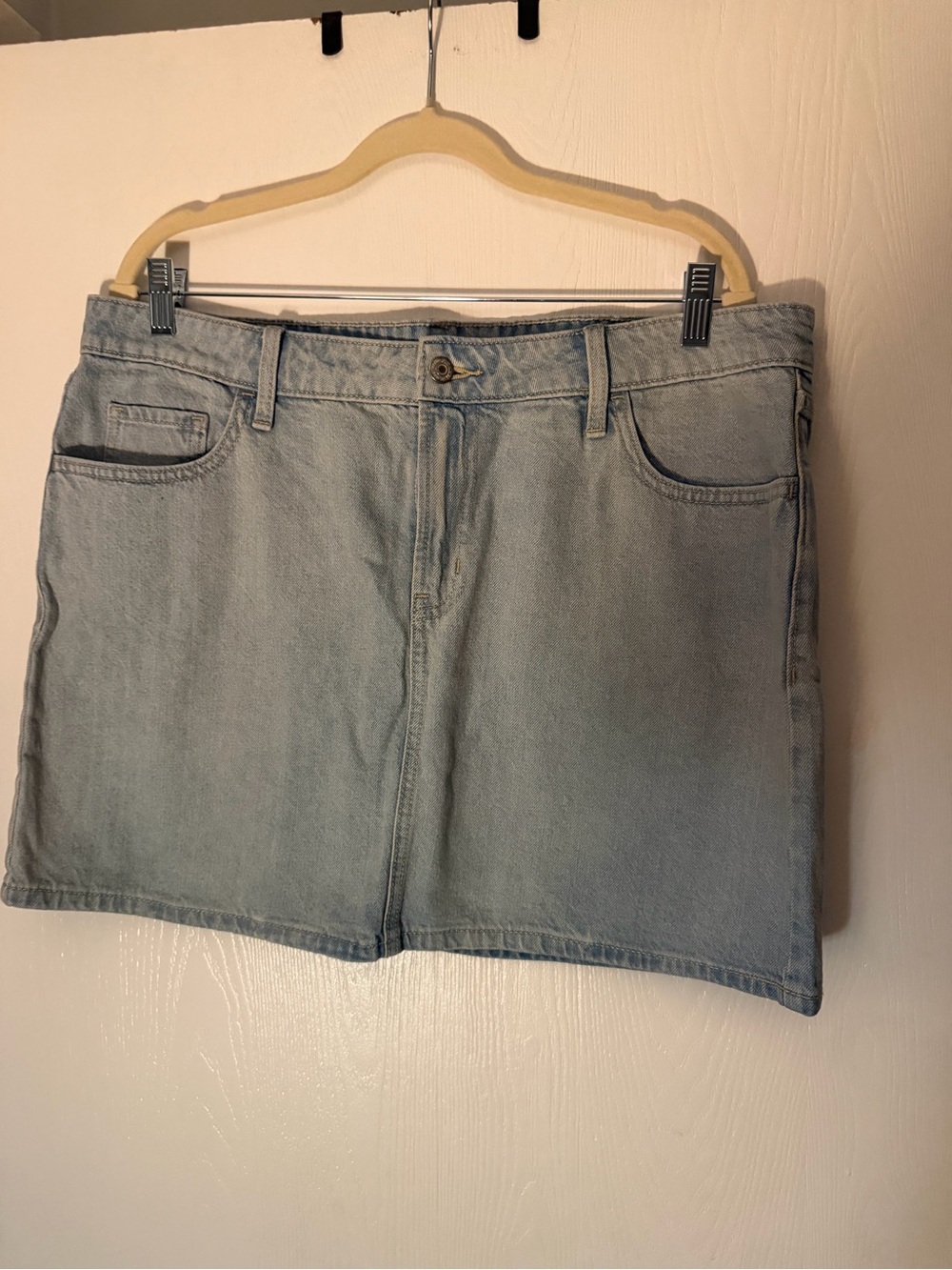 Old Navy Light Blue Denim Mini Skirt